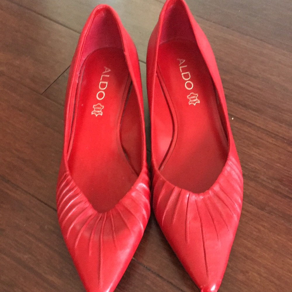 New Aldo leather shoes